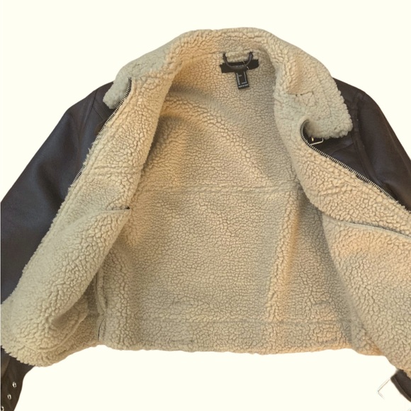 Faux leather Aviator Jacket - Picture 3 of 3